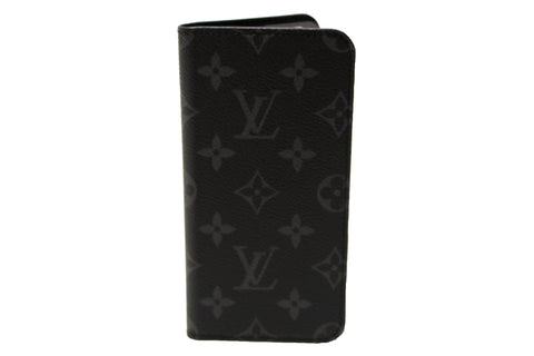 LOUIS VUITTON Louis Vuitton Monogram Eclipse iPhone 8 Max Folio Case | Italystation.com - Shop Now at italystation.com