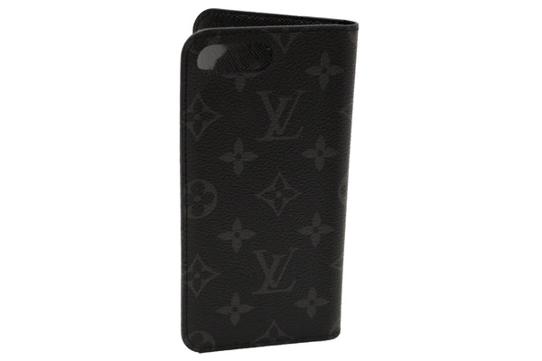 Louis Vuitton Monogram Eclipse iPhone 8 Max Folio Case