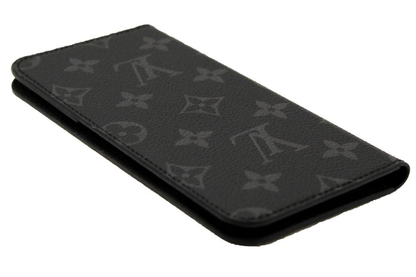 Louis Vuitton Monogram Eclipse iPhone 8 Max Folio Case