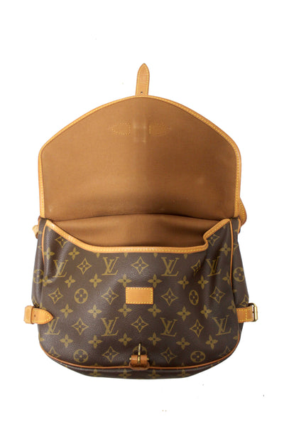 Louis Vuitton Classic Monogram Canvas Saumur 30 Messenger Bag
