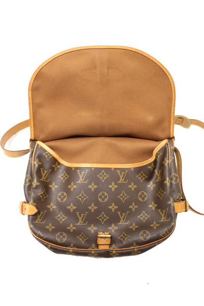 Louis Vuitton Classic Monogram Canvas Saumur 30 Messenger Bag