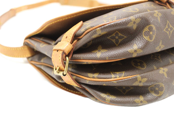 Louis Vuitton Classic Monogram Canvas Saumur 30 Messenger Bag