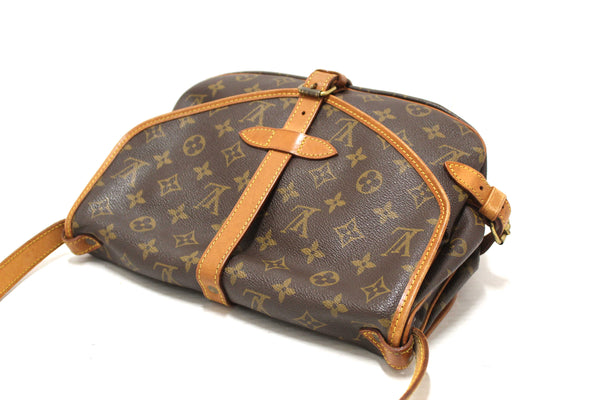 Louis Vuitton Classic Monogram Canvas Saumur 30 Messenger Bag