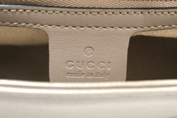 Gucci Porcelain Rose Marmont Matelassé Chevron Leather Shoulder  | Italystation.com - Shop Now at italystation.com