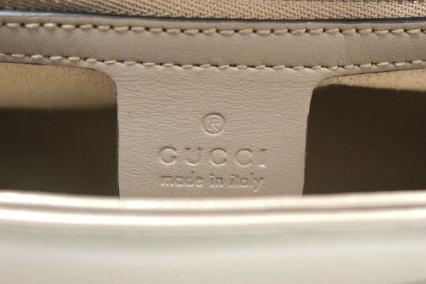 Gucci Porcelain Rose Marmont Matelassé Chevron Leather Shoulder Bag