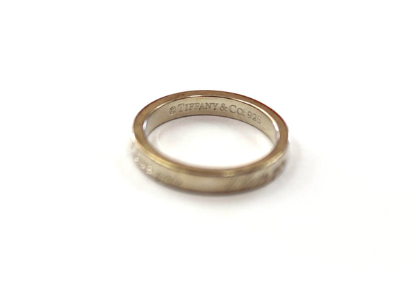 Tiffany & Co. Sterling Silver I love you script band ring size 4.5