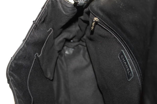 Chanel Black Quilted Calfskin Leather Expandable Ligne Flap Bag