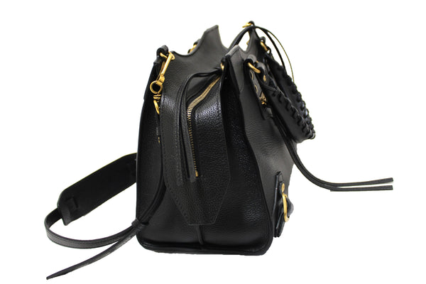 Paris Station Shop NEW Balenciaga Black Grained Calfskin Leather Small | Italystation.com - Shop Now at italystation.com