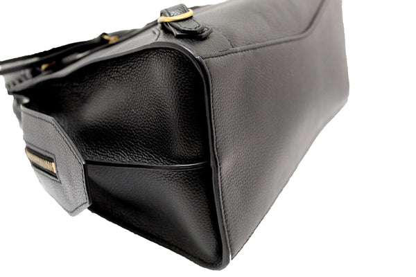 Paris Station Shop NEW Balenciaga Black Grained Calfskin Leather Small | Italystation.com - Shop Now at italystation.com