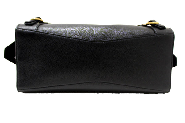 Paris Station Shop NEW Balenciaga Black Grained Calfskin Leather Small | Italystation.com - Shop Now at italystation.com