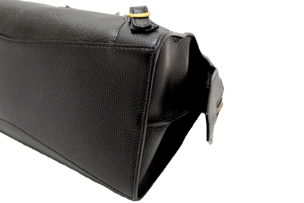 Paris Station Shop NEW Balenciaga Black Grained Calfskin Leather Small | Italystation.com - Shop Now at italystation.com