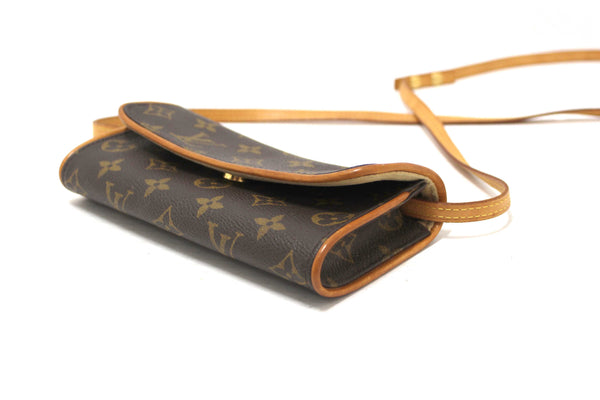 Louis Vuitton Classic Monogram Pochette Twin GM Bag