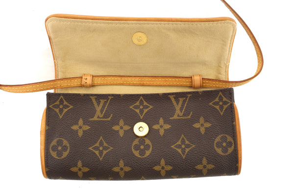 Louis Vuitton Classic Monogram Pochette Twin GM Bag