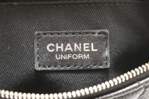 Chanel Black Small Quilted Caviar Leather Waistbag