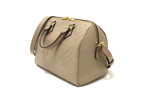 Louis Vuitton Turtledove Empreinte Leather Speedy 25 Bandouliere Crossbody Bag