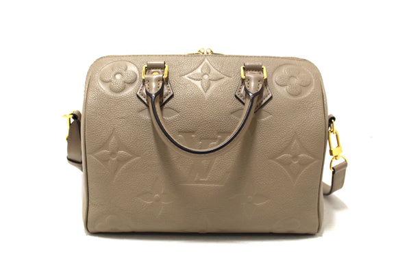 Louis Vuitton Turtledove Empreinte Leather Speedy 25 Bandouliere Crossbody Bag