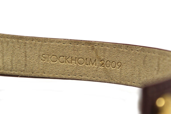 Louis Vuitton Burgandy Vernis Leather VIP Snap Bracelet Stockholm 2009