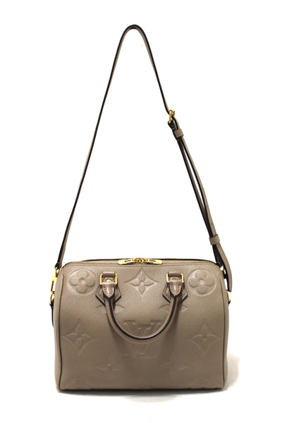 Louis Vuitton Turtledove Empreinte Leather Speedy 25 Bandouliere Crossbody Bag