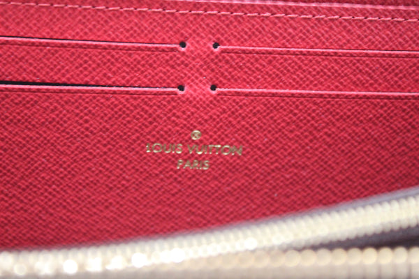 Louis Vuitton Damier Ebene Canvas Clemence Zippy Wallet