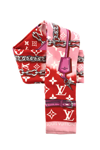 Louis Vuitton Red Silk Monogram Giant Confidential | Italystation.com - Now at italystation.com