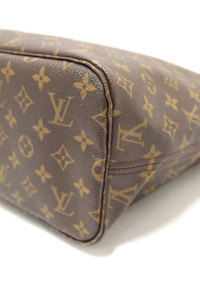 Louis Vuitton Classic Monogram Neverfull MM Tote Shoulder Bag