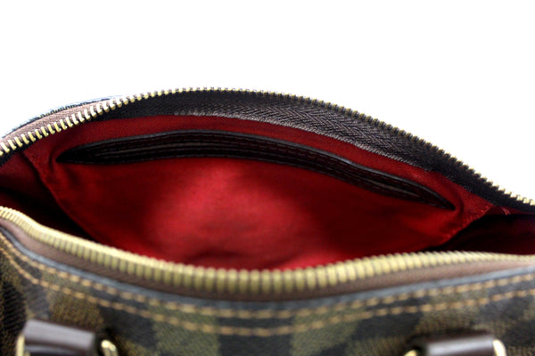 Louis Vuitton Damier Ebene Speedy 25 Hand Bag