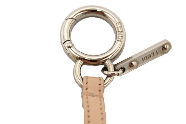 Fendi Light Pink/Orange Fur Pom-Pom Bag Charm