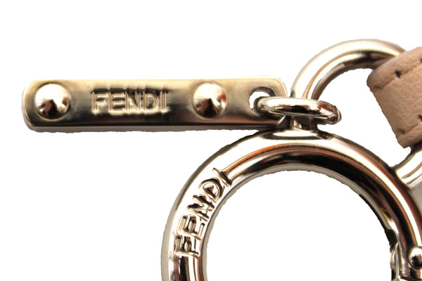 Fendi Light Pink/Orange Fur Pom-Pom Bag Charm