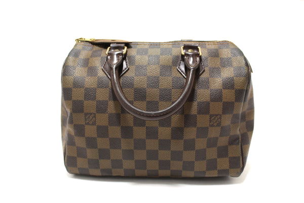 Louis Vuitton Damier Ebene Speedy 25 Hand Bag