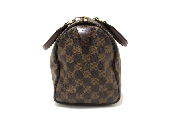 Louis Vuitton Damier Ebene Speedy 25 Hand Bag