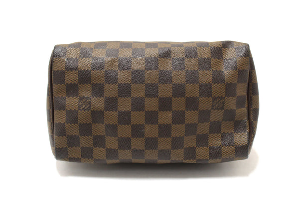 Louis Vuitton Damier Ebene Speedy 25 Hand Bag