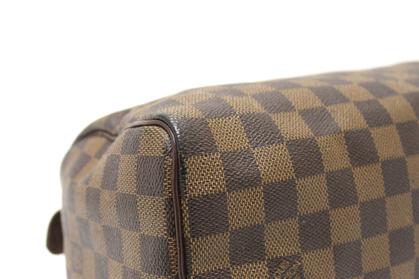 Louis Vuitton Damier Ebene Speedy 25 Hand Bag