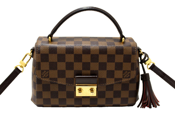 Louis Vuitton Damier Ebene Croisette Handbag/Messenger Bag