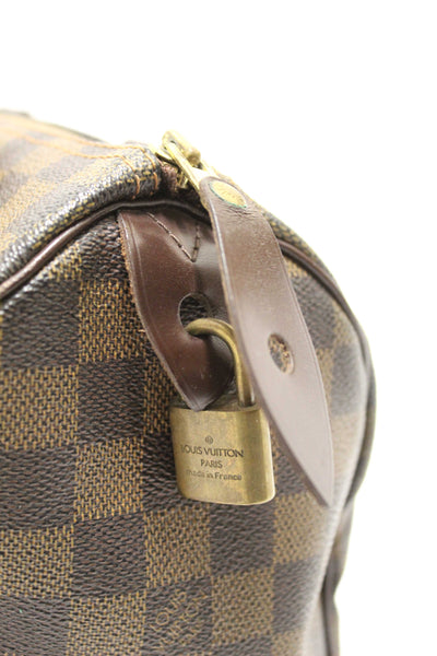Louis Vuitton Damier Ebene Speedy 25 Hand Bag