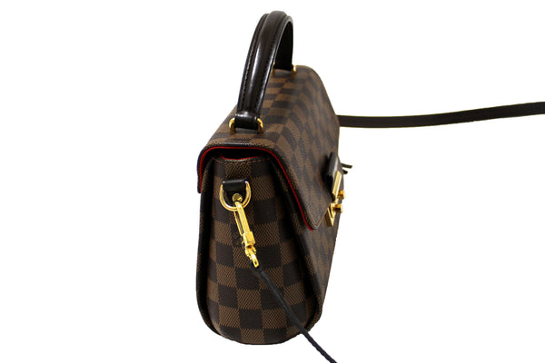 Louis Vuitton Damier Ebene Croisette Handbag/Messenger Bag