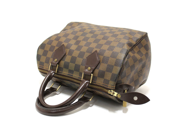 Louis Vuitton Damier Ebene Speedy 25 Hand Bag