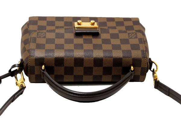 Louis Vuitton Damier Ebene Croisette Handbag/Messenger Bag