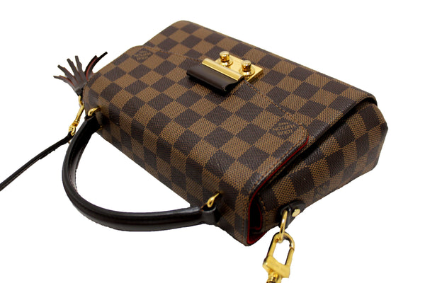 Louis Vuitton Damier Ebene Croisette Handbag/Messenger Bag