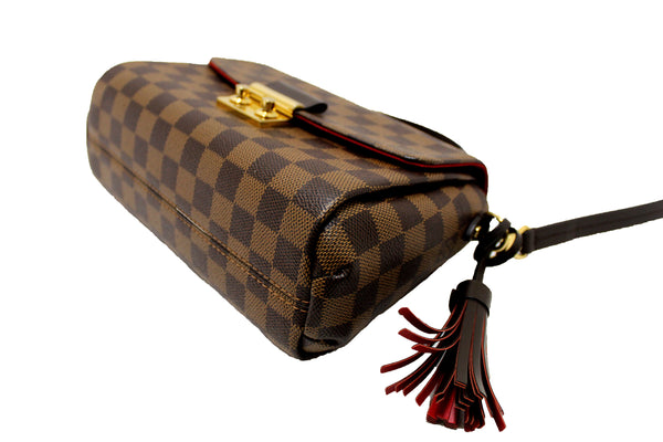 Louis Vuitton Damier Ebene Croisette Handbag/Messenger Bag