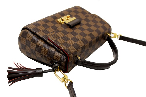 Louis Vuitton Damier Ebene Croisette Handbag/Messenger Bag