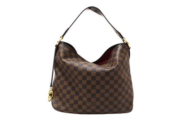 Louis Vuitton Damier Ebene Delightful PM Hobo Shoulder Bag