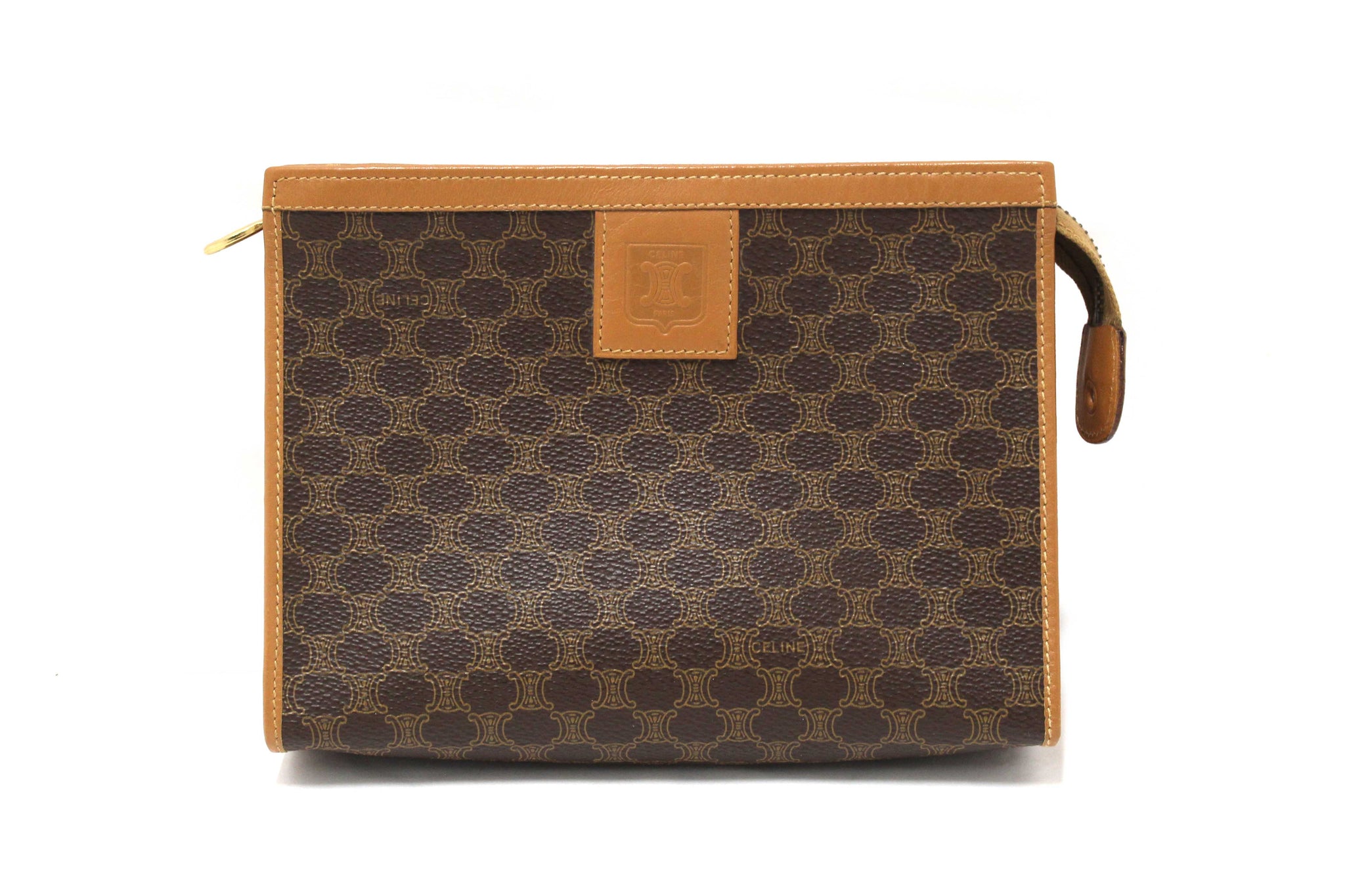 Celine Vintage Macadam Small Square Pouch