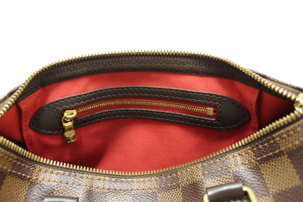 Louis Vuitton Damier Ebene Speedy 25 Bandouliere Bag