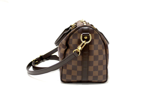 Louis Vuitton Damier Ebene Speedy 25 Bandouliere Bag