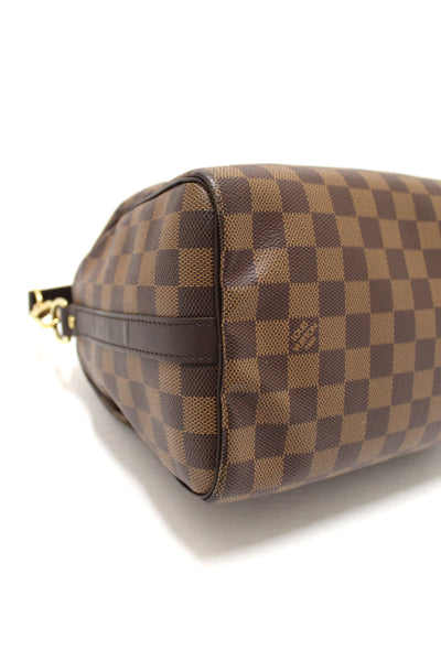Louis Vuitton Damier Ebene Speedy 25 Bandouliere Bag