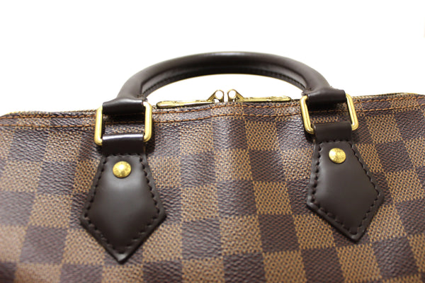 Louis Vuitton Damier Ebene Speedy 25 Bandouliere Bag