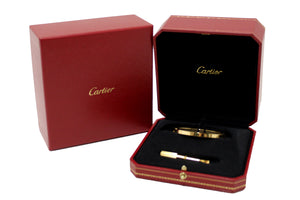 Cartier 18K Yellow Gold Small LOVE Bracelet Size 16