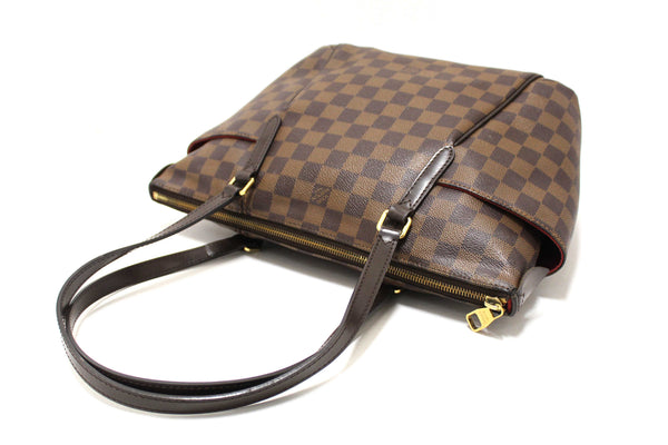 Louis Vuitton Damier Ebene Totally PM Shoulder Tote Bag