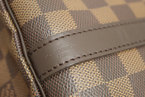 Louis Vuitton Damier Ebene Speedy 25 Bandouliere Bag