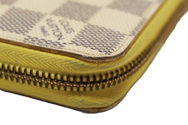 Louis Vuitton Damier Azur Canvas Zippy with Brown Interior Wallet